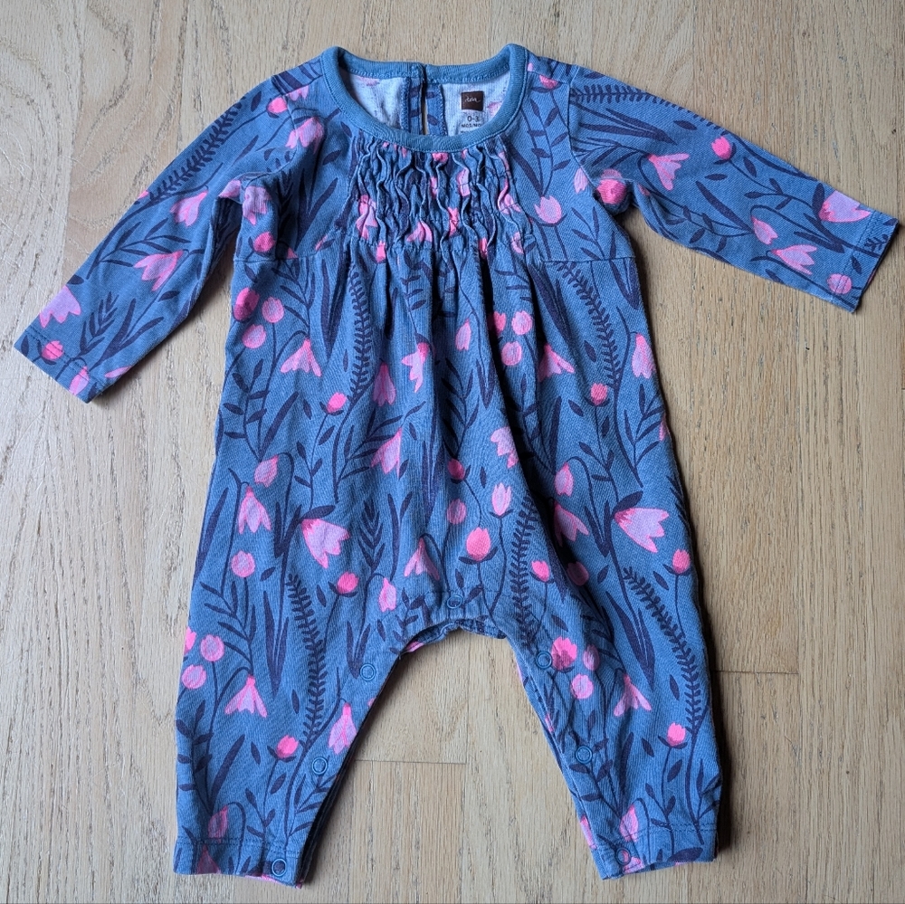Tea Collection Baby Romper Outfit Size 0-3 Months